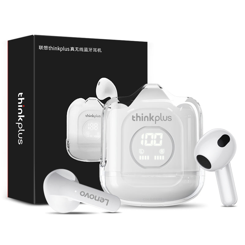 LENOVO Thinkplus XT65 True Wireless Bluetooth Headset Digital Display TWS Earbuds Low Latency Gaming Headphone LENOVO Thinkplus XT65 True Wireless Bluetooth Headset Digital Display TWS Earbuds Low Latency Gaming Headphone